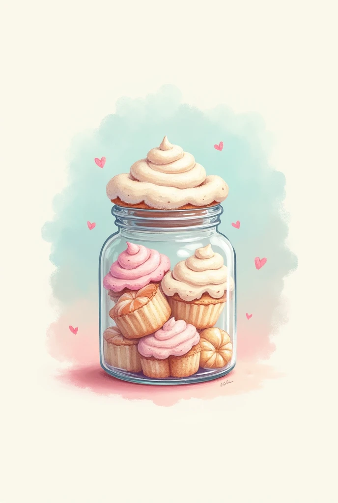 Create a logo for a cake company with the name jar of dreams 

