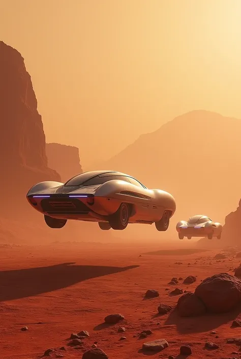 On the mars rise cars