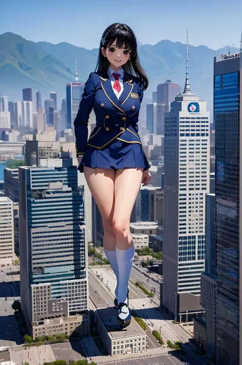 (super best masterpiece giant art), (16k, highest quality, ultra-high resolution, real scale), (japanese high school girl, satom...