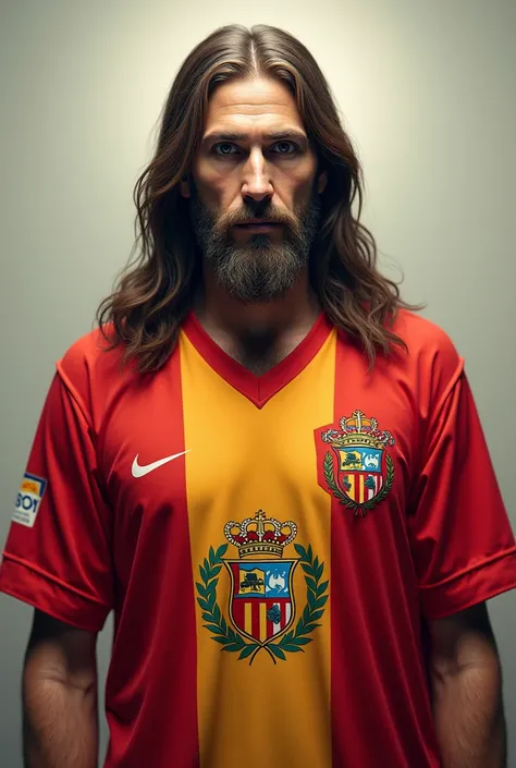 JesusCrist with Peruvian soccer team t-shirt