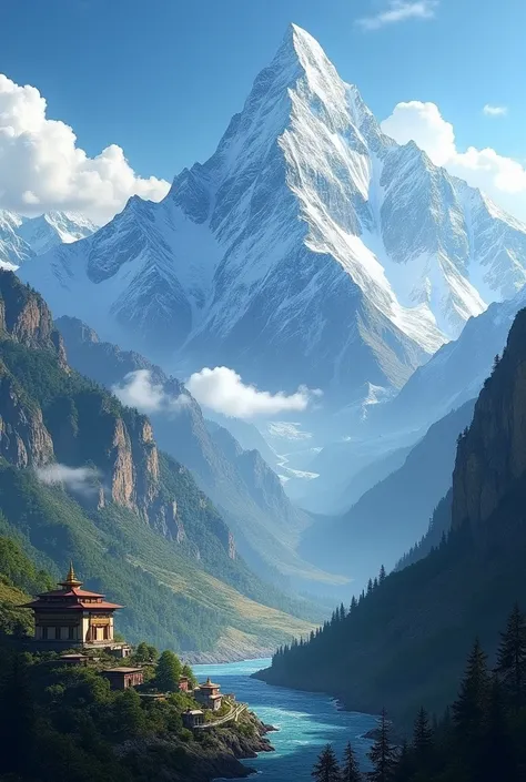 Nepal mountains 