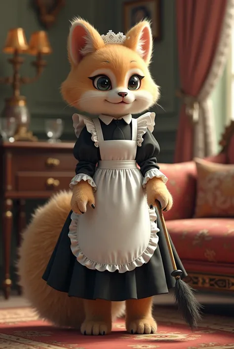 Furry female maid



