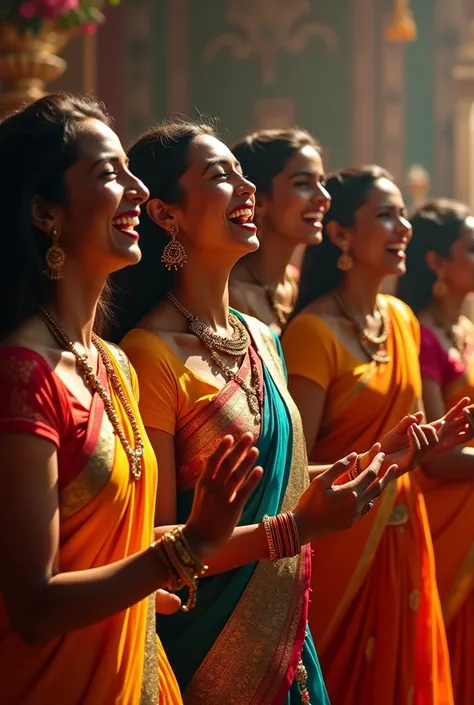 Indian women singing 