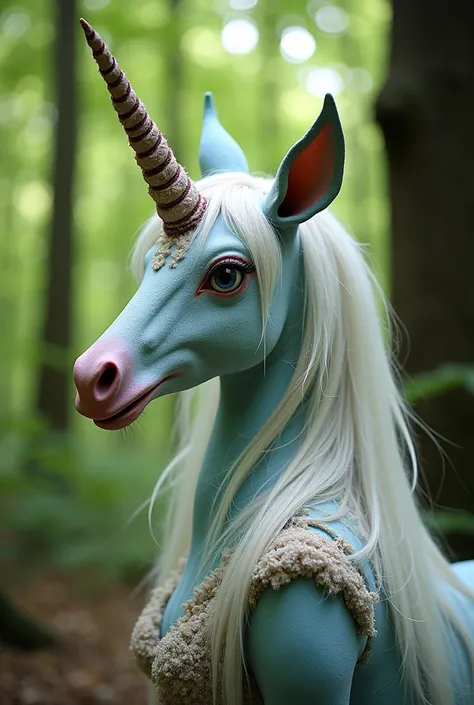 unicorn costume with face
