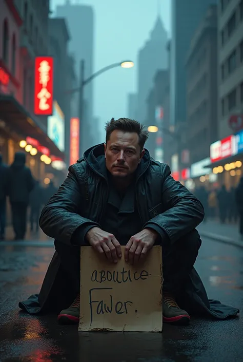 elon musk beggar  