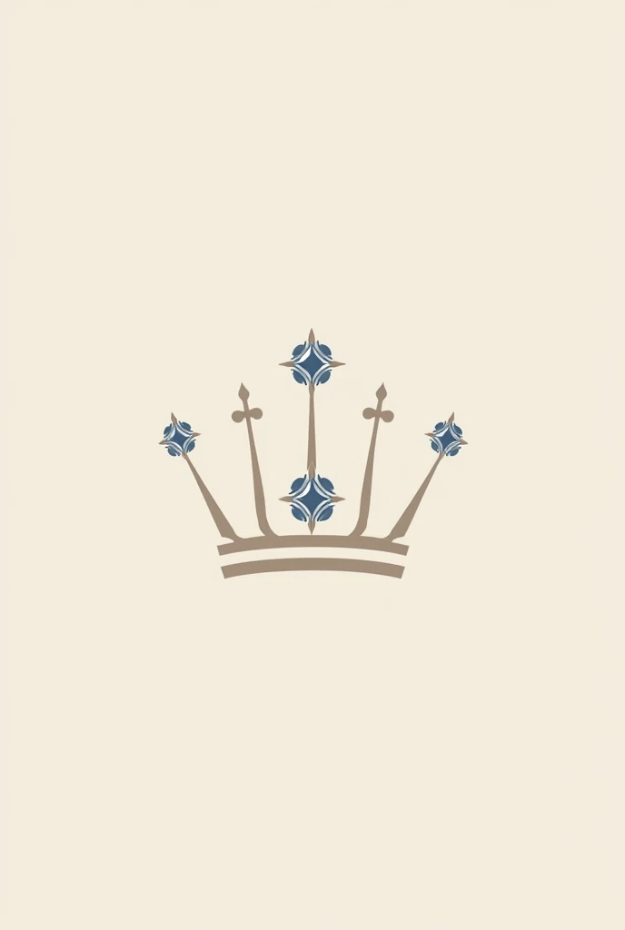 Make a logo with a crown that has the letter C and S embedded as gems that is minimalist