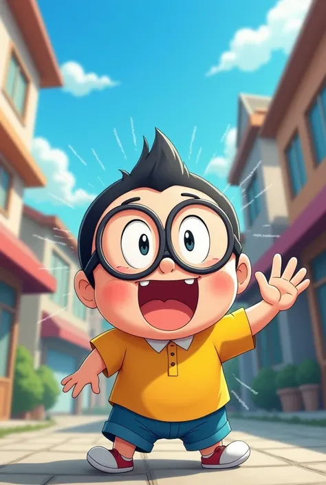 Nobita best photo with hii pose