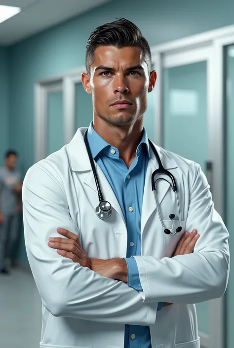 Cristiano Ronaldo as a doctor 