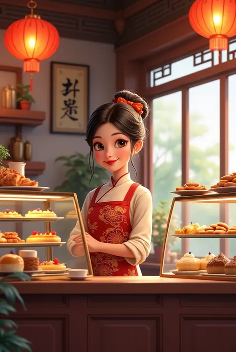 Dessert Shop，Chinese cashier