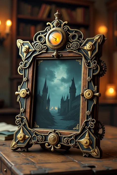 Robotic photo frame of harry Potter theme
