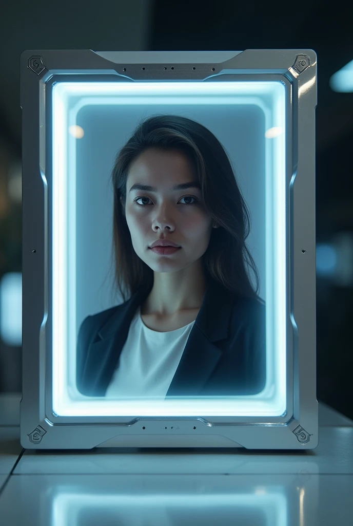 Futuristc portrait photo frame 
