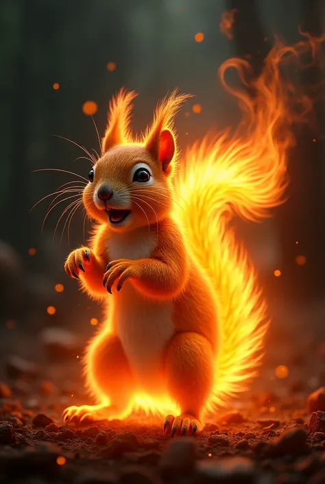 Squirrel flame