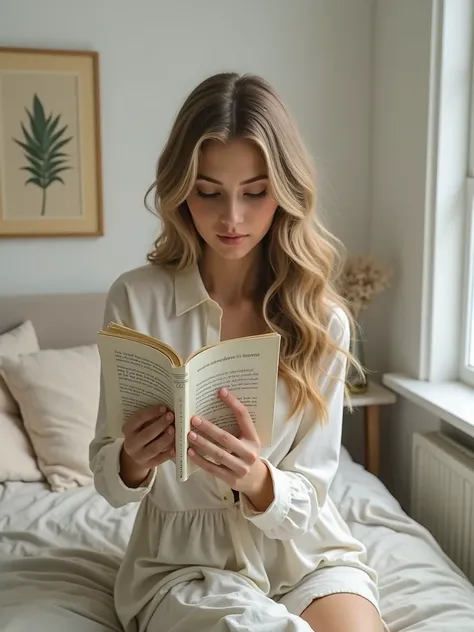 Reading books without showing hand