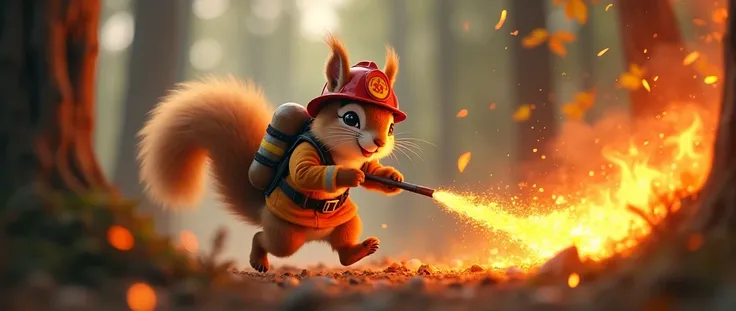 squirrel firefighter