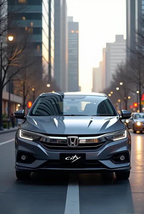 Honda city in nado grey color with alloys