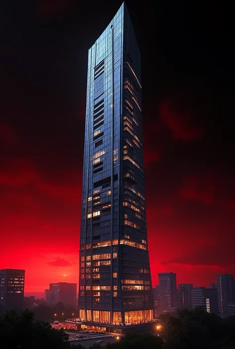 The Central condo 2 tower for black &Red mix background image on day 