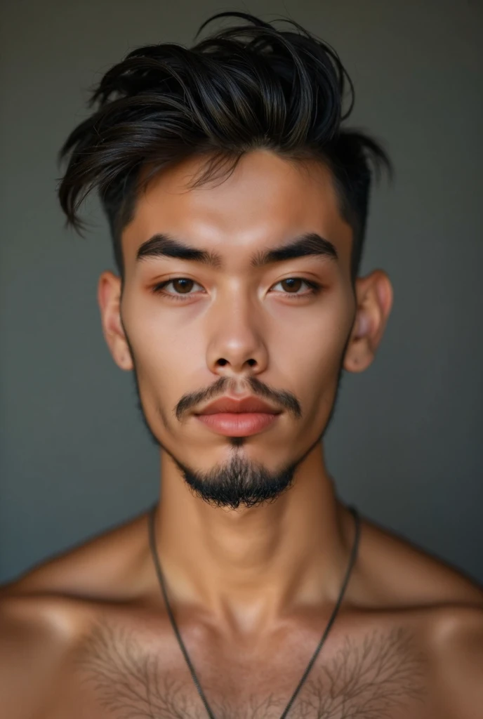 Fullname:Caleb Septian Henderson
Nationality: Indonesia American
Age : 19
Height : 510", 180 cm


People describe his Looks as combination of cute and manly.He have innocence cute face but his mustache and goatee make him look manly combinated with his Mus...