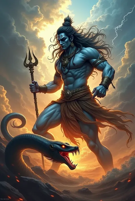 Bholenath angry fight with snake 