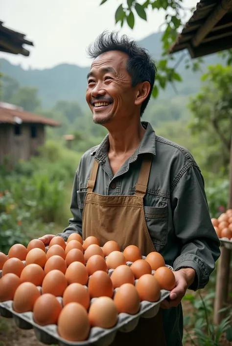 Yore, There is a man named Nam, live in a small village. Daily, he carries chicken eggs to the market to sell. Work seems normal., But Nam has a different mindset.. Instead of just selling eggs, He is always looking for ways to improve egg quality and buil...