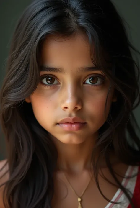 Indain gir big eyes small nose 5.8 hight 55 wight long hair small face