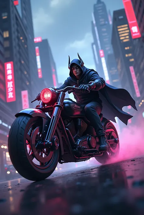 Mobile Legends Alucard with bike
