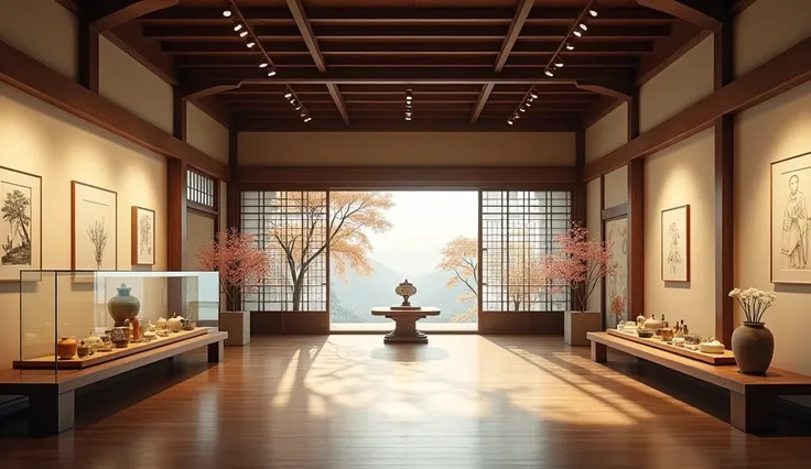 background、1940s、A museum renovated from an old house、Japanese style、beautiful、perfection、unmanned