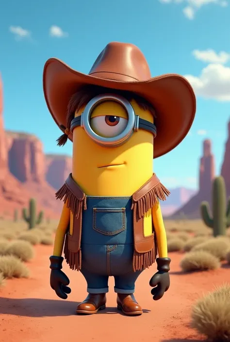 Un Minion cowgirl
