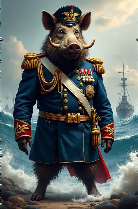 A very French national navy wild boar 