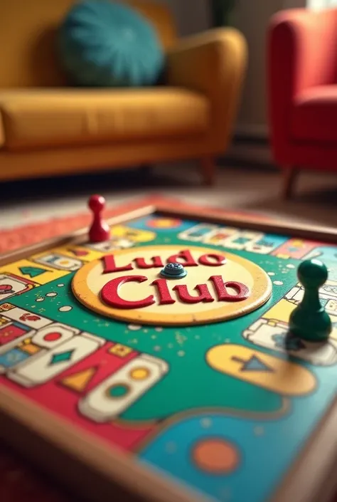 Ludo board that says ludo club 