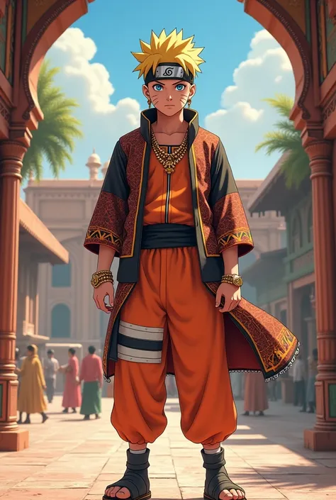 Naruto dressed in indian tradition 