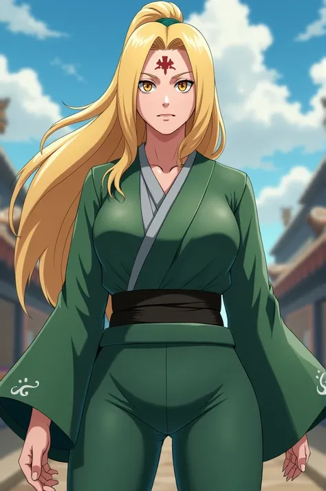 create an image of the character Tsunade from Naruto