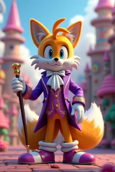 Tails Wonka dress UP with cane