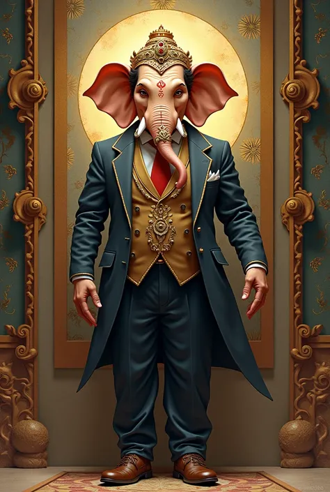  God ganesh with western clothing 