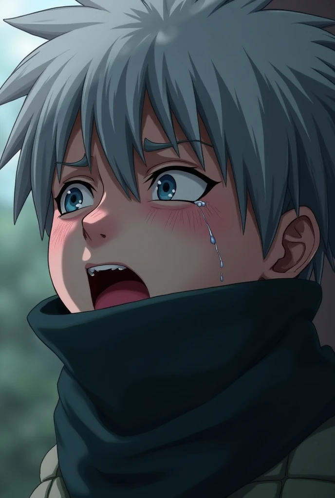 Kakashi Hatake teen crying