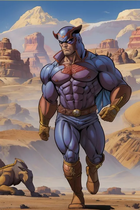 maravilha em quadrinhoss character running through a desert, Arte Marvel, maravilha em quadrinhoss style, in style of maravilha em quadrinhoss, maravilha em quadrinhos style, Estilo Marvel, Martin então, maravilha em quadrinhosbook cover, maravilha em quad...