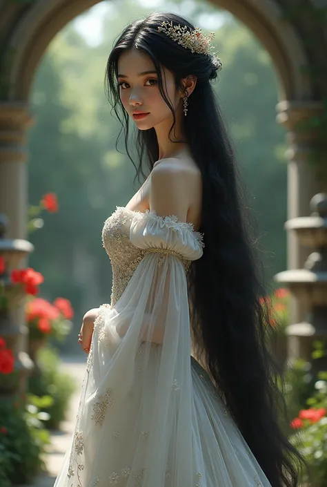 A black-haired princess