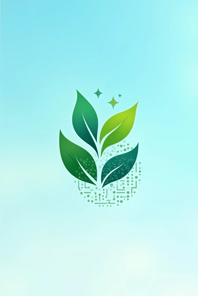 Logo: A design that combines elements related to clean air (Green leaves, blue sky) and technology (Circuits, Graphics).