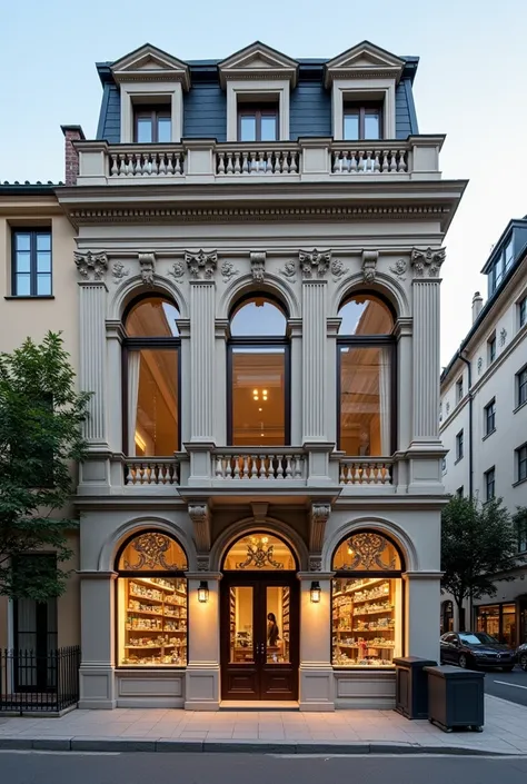 Modern pharmacy with European characteristics 