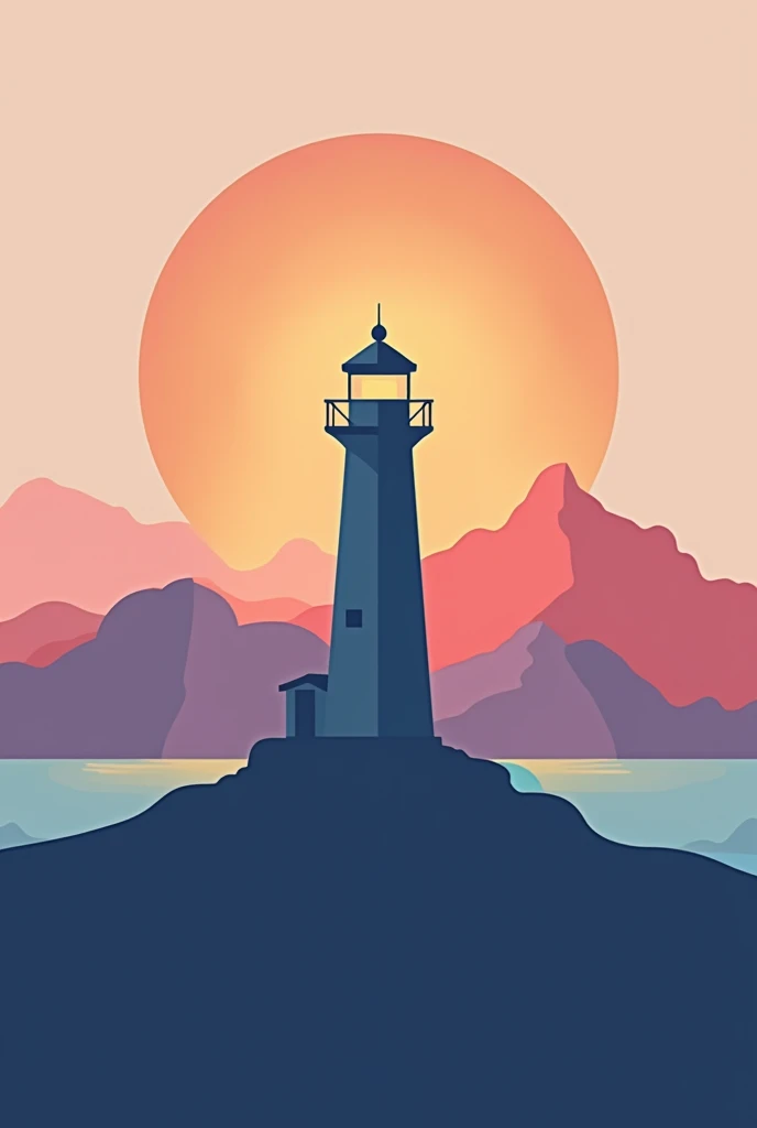 LOGO THAT SAYS LIGHTHOUSE OF SALVATION MINIMALIST MEDIUM COLORFUL