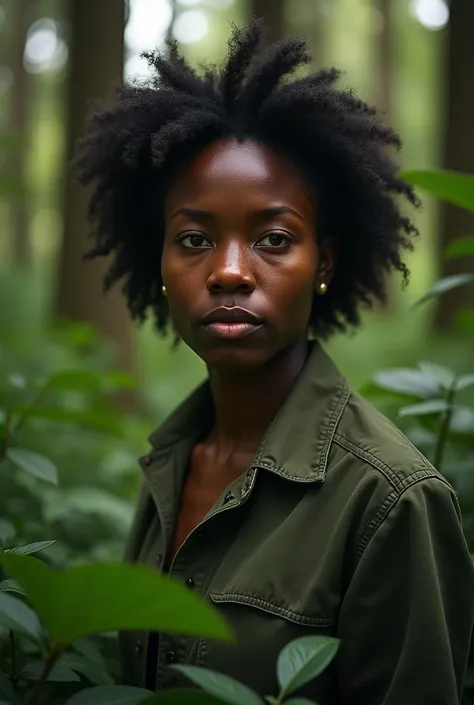 a black woman who is a priority environmentalist from a forest