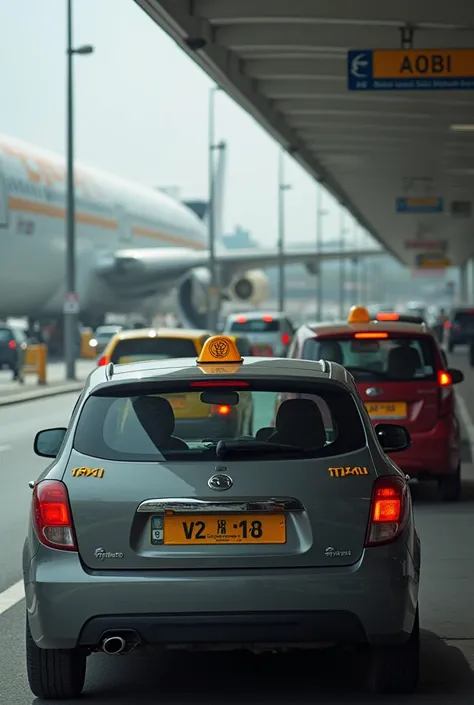 Jorge Chavez Lima Peru Airport Taxi License Plate Number. It has to look like a photo taken by phone 16:4