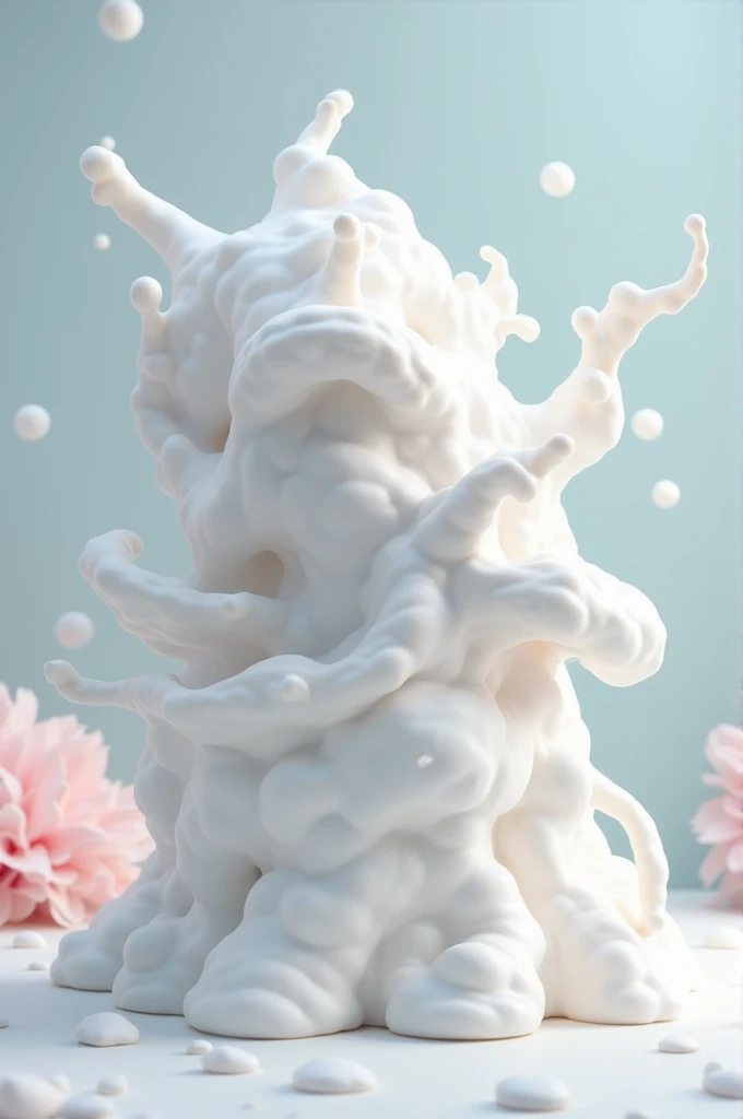 A foam monster 