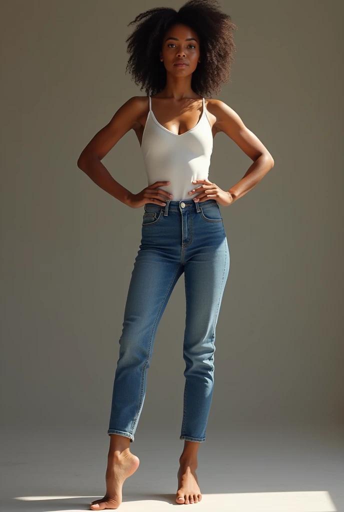 Sunisa Lee in jeans and beautiful feet 