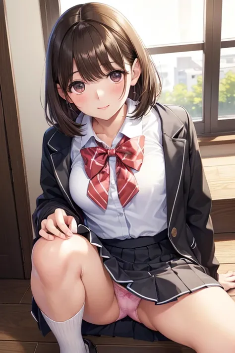 anegasaki nene、Shiny brown hair, short hair, (Beautiful brown eyes、Sparkling eyes, Fine grain)、smile、Ultra-detailed eyes、非常にDetailed face, Highly detailed eyes,Cowboy Shot、



((Tabletop, Highest quality, High resolution, Hmph, Pixel Perfect,  4K, ))), One...