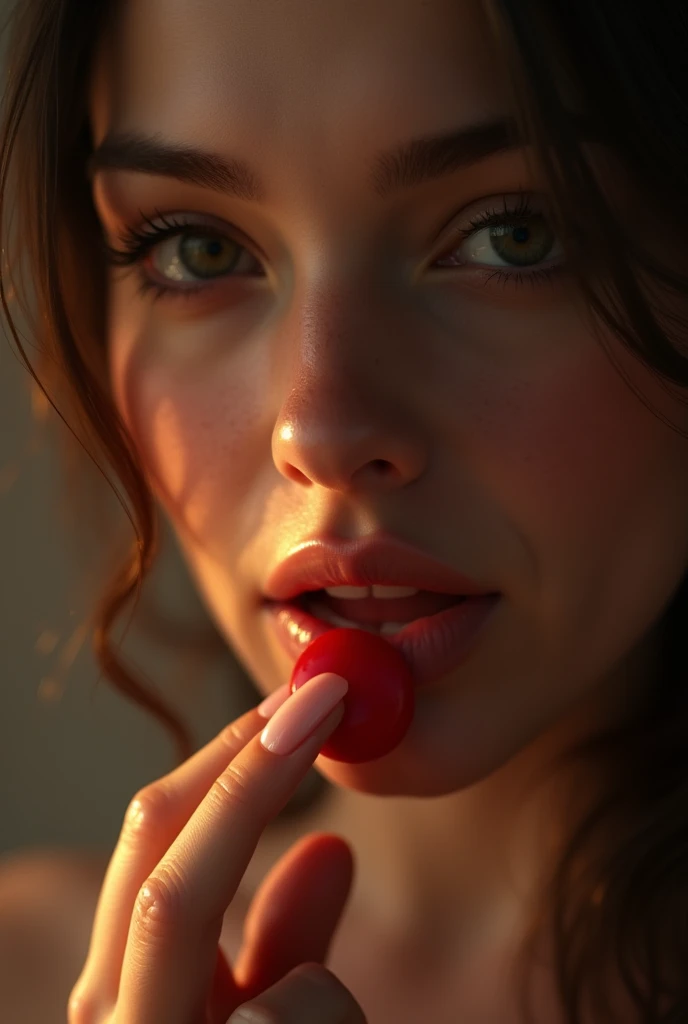 a woman masturbating, cum on her face, close up, highly detailed, photorealistic, 8k, cinematic lighting, dramatic shadows, realistic skin textures, beautiful detailed eyes, beautiful detailed lips, extremely detailed face and skin, glowing skin, depth of ...