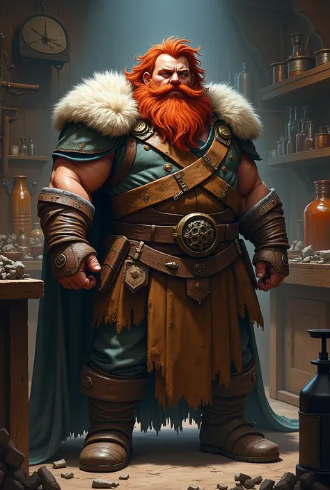 Gorak Ironfist Ally Type: Weaponsmith and Alchemist Appearance:
Height: 1,80 m Hair: Red and disheveled, with a long, thick beard.
eyeballs: brown, with a focused look.
tenue: Wear a blacksmith&#39;s apron and sturdy clothes, with alchemy tools and ingredi...