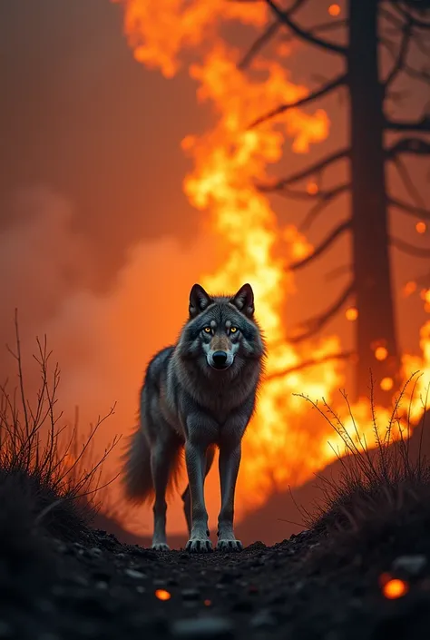 Wolf in the fire 