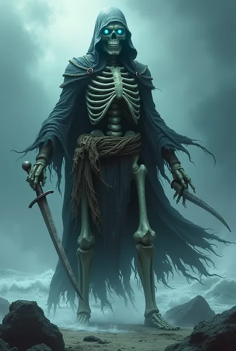 Ghost Pirate Skeleton, high resolution, MasterpieceBest quality, detail, details altos, retina, 