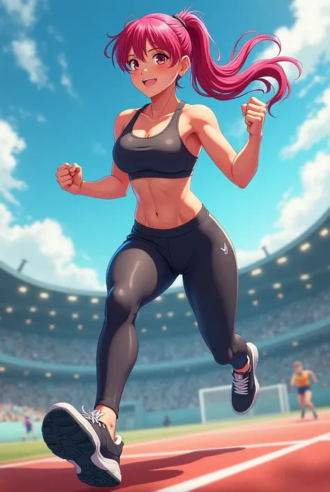 anime athlete girl 
