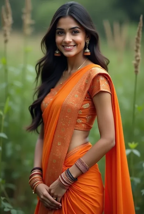 Full body image of avg Indian girl in her mid 30s-40s
